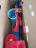 迪士尼（Disney） 蛙式滑板车儿童剪刀车3-12岁大童双脚四轮闪光可折叠88106 【高度可调】蜘蛛侠双手刹车款 实拍图