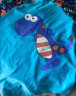 佑游儿童泳衣泳裤套装分体大中小童恐龙泳衣套装38228蓝色恐龙 5XL 实拍图