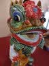翊珗（YIXIAN）醒狮摆件黄飞鸿舞狮佛山石湾陶瓷非遗工艺品中国特色礼物送老外 小号碧彩礼盒装【赠精美底座】 实拍图
