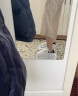 亚历山大麦昆AMQ 女士系带小白鞋休闲运动鞋  白色/黑色 36.5   实拍图