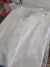 立蒙（LIMENG）【纯棉t】男士商务保罗衫夏季宽松纯色翻领T恤衫 白色4XL 实拍图