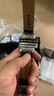 时度（DOXA）男表瑞士石英手表男士超薄方形蓝针真钻休闲复古皮带腕表瑞士进口 黑盘香槟金针/D193SGY 实拍图