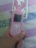 朵唯【4G全网通】儿童手机迷你手机小学生卡通可爱电信版棒棒机初中学生专用戒网瘾男生女款小手机 粉色-移动版 实拍图