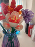 俐智（Loz）花束组装小颗粒积木玩具向日葵百合花花瓶玫瑰菊花装饰品鲜花DIY 第一季套装(1个透明花瓶) 实拍图