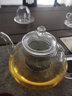 青麦 加厚玻璃功夫茶具套装家用耐高温可加热玻璃泡茶花茶壶整套组合 800ml壶+6杯+6杯碟+底座 8头 实拍图