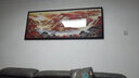 迅典（XUNDIAN）新中式国画客厅装饰画水墨山水画字画书房办公室挂画沙发背景墙画 鸿运当头【A款】 实木带框70*180厘米（适合4米左右墙面） 实拍图