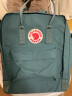 FJALLRAVEN北极狐双肩包kanken背包大容量露营运动背包23510 664  霜绿色 16L 实拍图