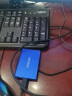 三星（SAMSUNG）T7  NVMe高速移动固态硬盘Type-c接口USB3.2固态PSSD硬盘高速硬盘指纹硬盘移动ssd T7极光蓝（不带指纹识别) 2TB 实拍图