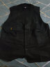 牵魅工装马甲男春夏季美式复古多口袋工装马甲潮男运动机能无袖背心机能多口袋马甲外套 黑色 2XL 实拍图