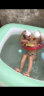 村田稻夫儿童游泳池家用 充气游泳池 婴儿游泳桶可折叠宝宝加大超厚洗澡盆 1.5米星光橙标准套餐 实拍图