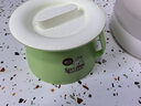 茶花（CHAHUA） 塑料痰盂尿盆儿童便盆宝宝坐便器老人马桶小便器尿壶尿桶带盖子 【新款绿色1个】痰盂 实拍图