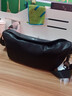 ANDSEEYOU品牌女士单肩包礼盒高级质感小众真皮饺子斜挎包牛皮胸包七夕礼物 黑色 实拍图