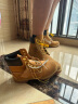 添柏岚（Timberland）踢不烂经典大黄靴高帮马丁靴户外防水真皮宽版女 10361W 37.5 实拍图