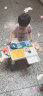 糖米积木桌玩具大颗粒多功能幼园学习桌椅3-6岁儿童男女孩节日生日礼物 实拍图