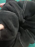 其派童装男童裤子加厚春秋季加绒裤子儿童休闲棋盘格牛仔裤运动裤宽松 黑色春秋款 170 (适合身高165CM) 实拍图