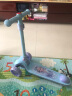 迪士尼（Disney）儿童滑板车可坐可滑二合一多功能学步车闪光可折叠升降冰雪奇缘21002-2 晒单实拍图