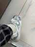 回力男鞋休闲鞋男春夏季学生滑板鞋男士增高小白鞋男低帮运动板鞋子男 白灰色【银边装饰】 39 实拍图