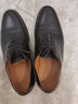 THOM WILLS三接头皮鞋男真皮商务正装鞋手工牛津鞋英伦皮鞋男新郎婚鞋男冬季 黑色小牛B7171 43 /8.5码 实拍图