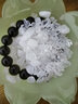 卡薇亚（CARWEAIYA）天然冰透黑曜石手链男女士情侣款学生文昌塔上岸水晶手串毕业礼物 珠径12mm左右附证书 实拍图