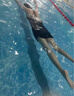 迪卡侬（DECATHLON）泳衣女温泉显瘦遮肚温泉连体小黑裙游泳衣泳装NABWW 暗夜精灵小黑裙(三角内衬) S /90-100斤/偏小一码 实拍图
