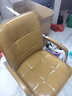 双木马 电脑椅简约办公椅子会议椅弓形职员学习麻将椅子宿舍靠背座椅 棕色-皮艺-加固加厚款 乳胶坐垫 实拍图