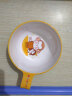 五和萌猴儿童餐具宝宝碗婴儿碗分格餐盘家用水杯套装婴儿辅食碗 单耳橙子碗MH-563 实拍图