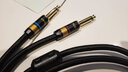 YYTCG纯铜3.5转双6.5音频线一分二双6.35转3.5mm降噪高保真手机电脑播放器接调音台功放音箱响线 一根（黑色升级版） 1.0米 实拍图