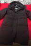 雅鹿羽绒服女长款冬季新款服女中长款连帽冬装外套新年红FY 黑色 M 160 实拍图