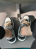 森馬（senma）个性时尚简约板鞋系带厚底情侣休闲鞋男113111906 黑灰色 40码 实拍图