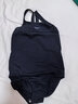 速比涛（Speedo）儿童泳衣连体柔软贴合舒适耐穿女童防晒泳装青少年训练比赛游泳衣 藏青色【竞赛款背带,泳动灵活】 150 -155cm【13-14岁】 实拍图