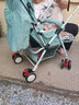 豪威 婴儿推车超轻便携可坐可躺折叠高景观婴儿童车宝宝BB手推伞车 餐盘款荷绿+可坐躺+双向推+水洗 实拍图