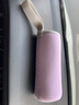 杯套 保护套 通用保温杯玻璃杯隔热防烫带提绳水杯套 350ml-500ml 紫色 小号浪漫紫 实拍图