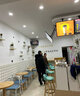 索盛 西餐厅桌椅 奶茶店桌椅牛角椅 快餐桌椅饭店 小吃店面馆麻辣烫桌椅咖啡店桌椅 一桌四椅原木色 实拍图