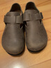 Devo的沃软木勃肯鞋男女同款时尚全包油腊皮单鞋复古情侣休闲鞋 66008 深灰油蜡牛皮 36 （建议拍小一码） 实拍图