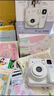 富士instax miniSE 一次成像拍立得相机 旅行 智能 拍照 礼物 粉色 官配（含专属配件盒） 实拍图