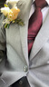 威可多（VICUTU）男士西装商务新郎伴郎正装结婚易打理 灰色西服 175/96B 实拍图