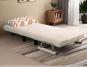 新颜值主义折叠沙发床两用沙发单人折叠床办公室午休床客厅小沙发椅YZ901 米色布艺190*80cm 实拍图