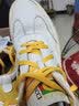 HKNS适配于耐··克AJ·1 Low Mid High低帮高帮篮球鞋男女扣碎北卡蓝鞋带绳扁 扁平-金黄 150cm 实拍图