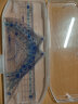 马培德Maped 塑盒彩趣套尺4件套 学生文具尺子 多功能绘图量角器三角板波浪直尺套装考试 蓝色981767CH 实拍图