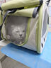 喵先生猫包外出大号宠物包太空舱猫咪背包便携包猫狗双肩包猫包车载箱包 绿色单肩斜跨可手提包 实拍图