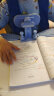 猫太子坐姿矫正器带手肘托小学生写字姿势儿童近视纠正器写作业防低头视力保护器 带灯款 蓝 实拍图