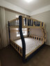 耀拓【免费安装】实木儿童床上下床高低床成人上下铺男女孩双层子母床 松木蓝直梯款 上铺宽140下铺宽160 实拍图