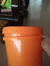 佳叶（JIAYE）5L升pp塑料桶带盖手提小水桶沙滩玩水收纳玩具桶学生美术打包桶 5L橘色*1个装 实拍图