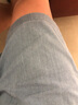凡品丹尼（FANPINDANNI）冰丝牛仔短裤男夏季薄款休闲中裤沙滩裤百搭宽松男士外穿五分裤潮 浅灰+浅蓝 XL 实拍图