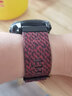 佳明（GARMIN） 运动手表 Fenix6X 原厂替换腕带表带 (26mm) 快拆精织尼龙红色表带 实拍图