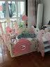 babyhappiness宝宝围栏防护栏婴儿室内家用游戏围栏儿童地上栅栏安全爬行垫乐园 【公主粉】205_246（超大型C） 实拍图