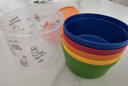 乐扣乐扣彩虹碗塑料碗儿童防摔饭碗便携米饭碗汤碗早餐碗套装宝宝幼儿园 平底碗【单碗380ml】 实拍图