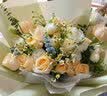 馨仪鲜花速递33朵香槟玫瑰花束送女友生日礼物全国同城配送 19朵红玫瑰+9朵粉百合混搭花束 实拍图