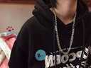芯奢免费刻字项链男潮叠带双层卫衣链吊坠配饰学生潮流嘻哈饰品礼物 实拍图