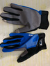 筠尚防晒骑行手套男女春夏季薄款冰丝袖透气健身半指防滑户外运动登山触屏开车骑摩托车全指露指钓鱼手套 长指蓝色 L码 实拍图